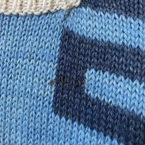 Vintage El Gran Pajaten Sweater Womens Wool Handcrafted Alpaca Wool Knit - Picture 2 of 8